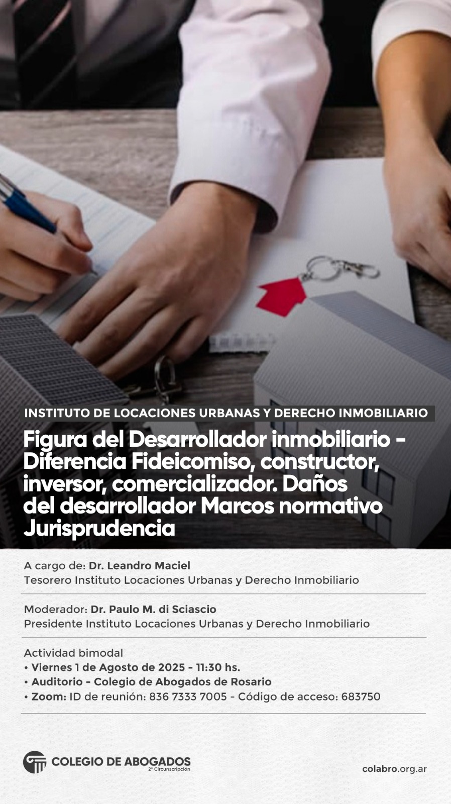 Figura del Desarrollador inmobiliario - Diferencia Fideicomiso, constructor, inversor, comercializador....01/08/2025